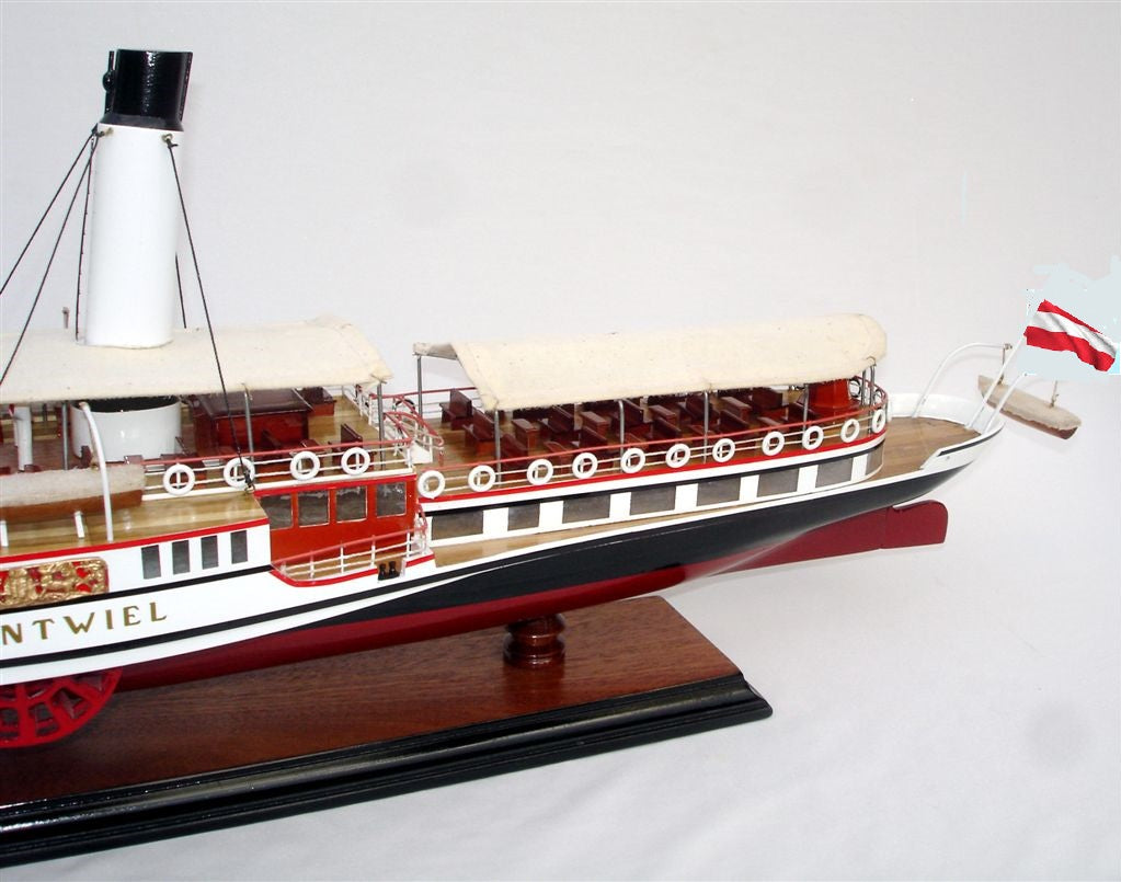 Modellschiff Dampfschiff Hohentwiel Holzmodellschiff.de