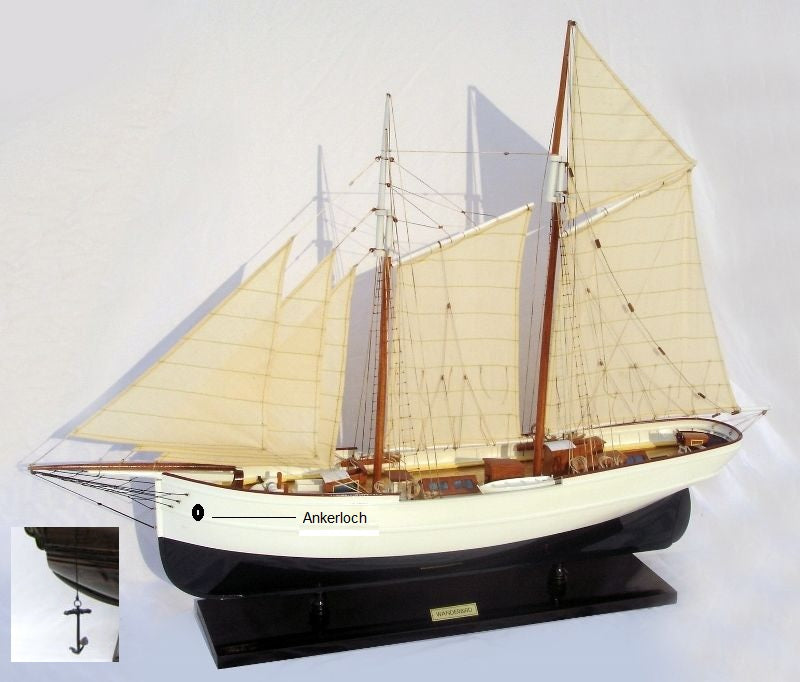 Modellschiff Segelschiff Elbe 5 Wanderbird