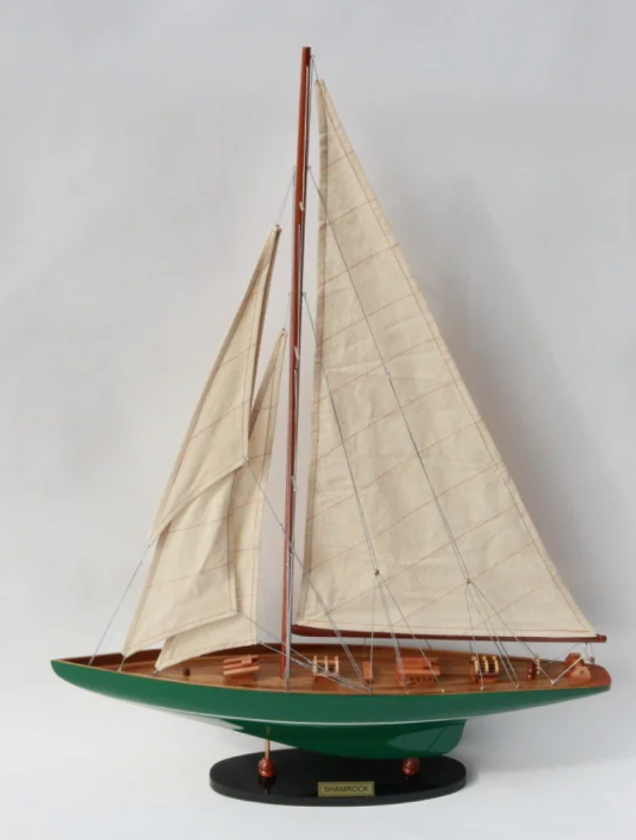 Modellschiff Segelschiff Shamrock Green