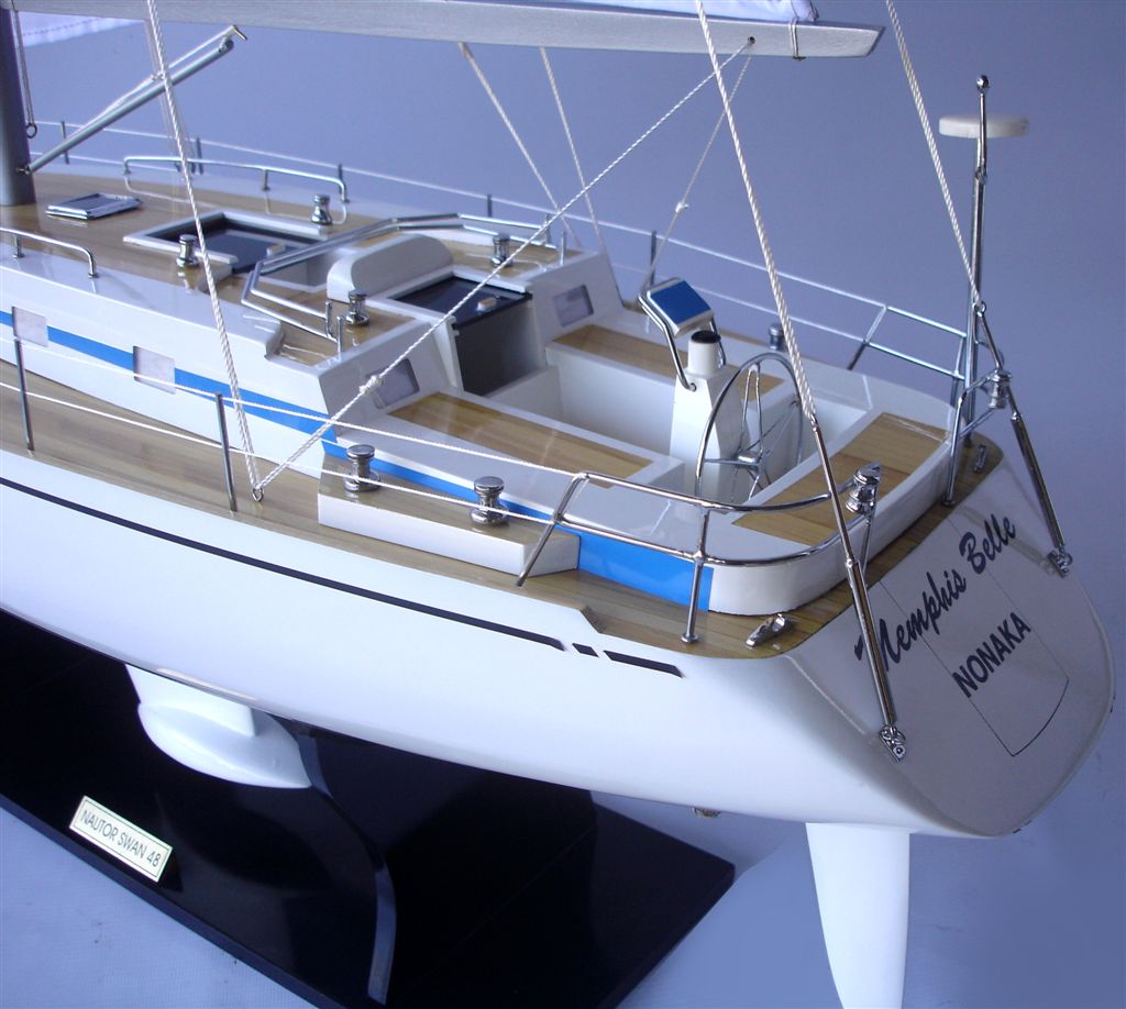Modellschiff Segelschiff Nautor Swan 48