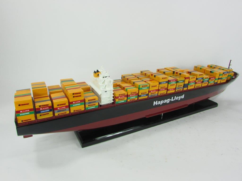 Modellschiff HAPAG LLOYD HAMBURG EXPRESS Holzmodellschiff.de