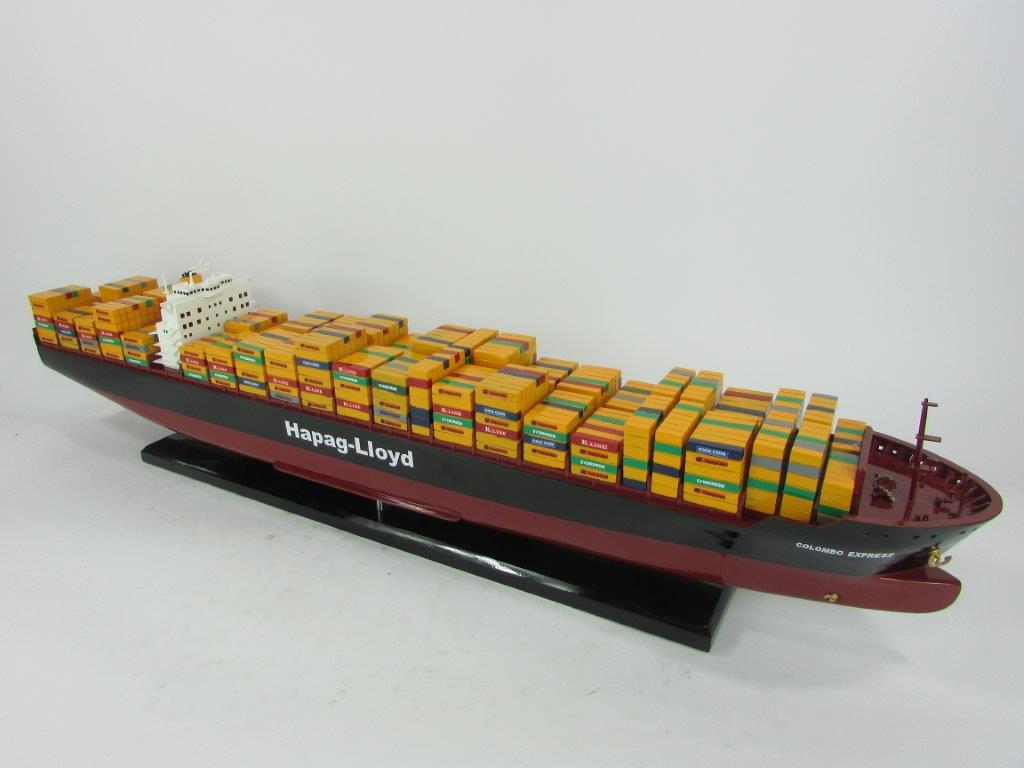 Modellschiff Hapag Lloyd COLOMBO EXPRESS Holzmodellschiff.de