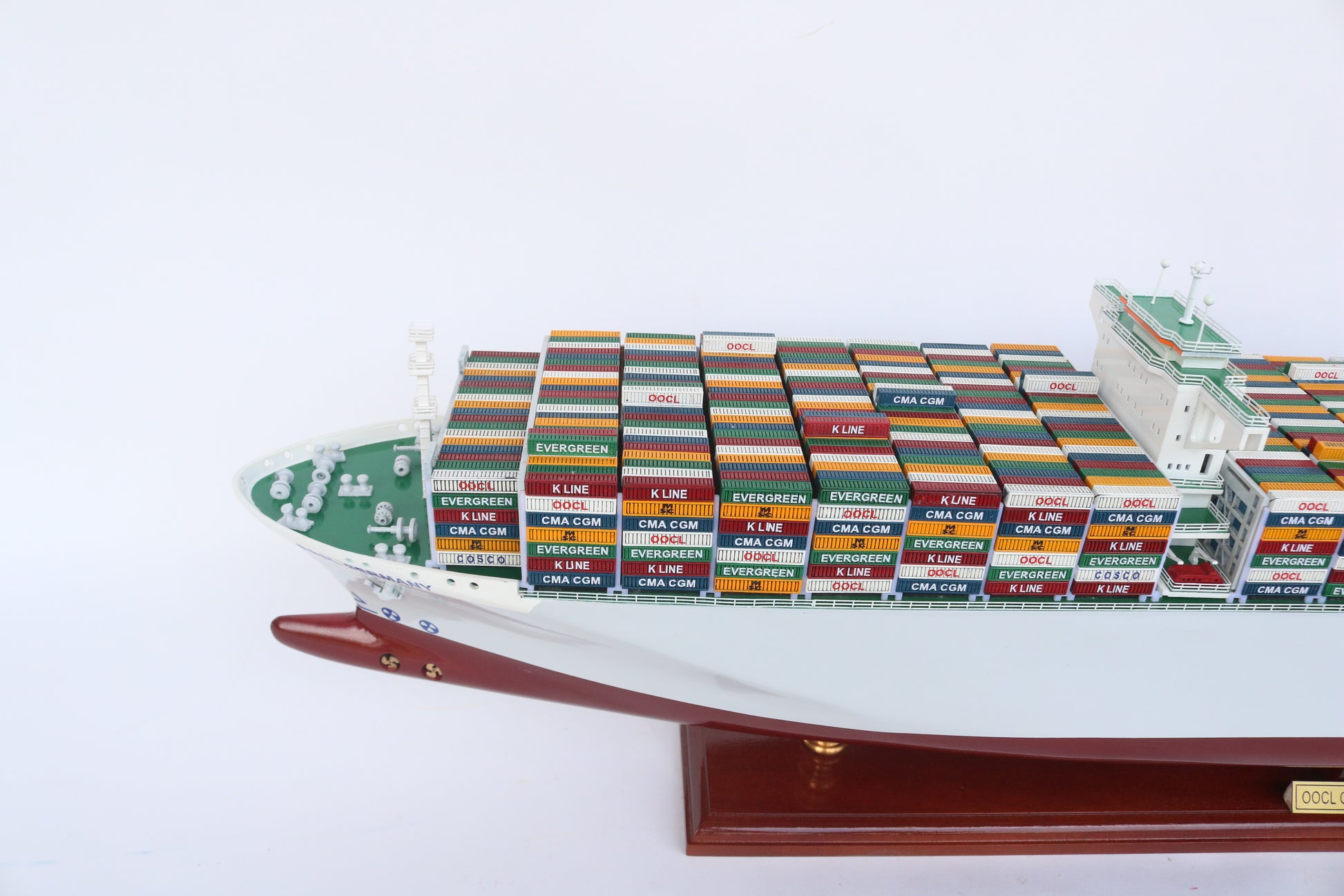 Modellschiff Containerschiff OOCL Germany