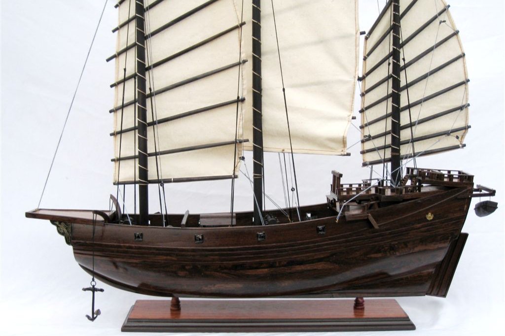 Modellschiff der Chinese Junk