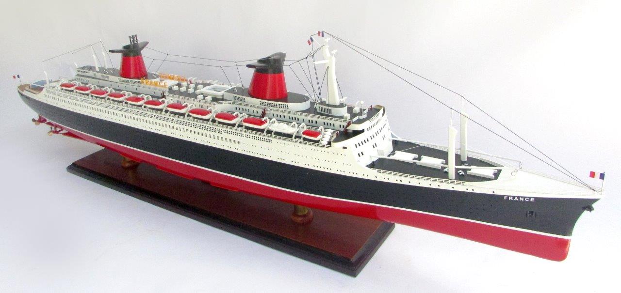 Modellschiff Kreuzfahrtschiff SS France