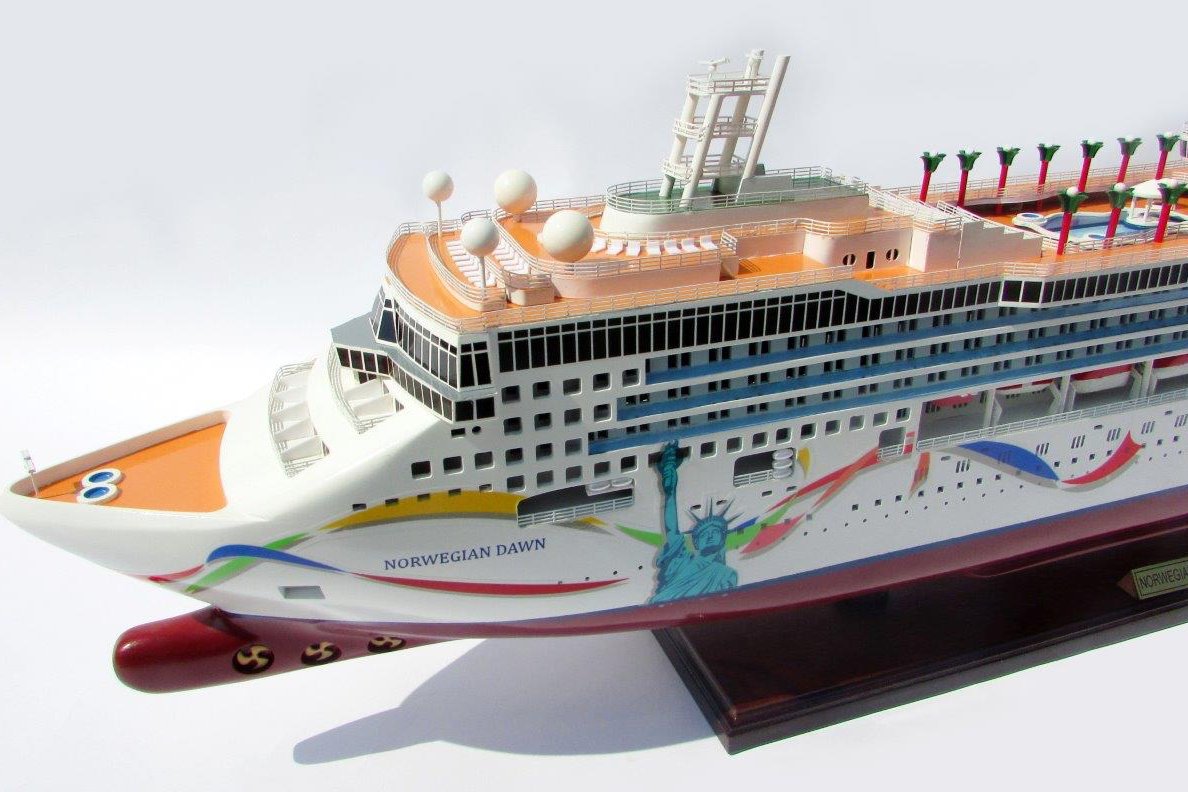 Modellschiff Kreuzfahrtschiff Norwegian Dawn