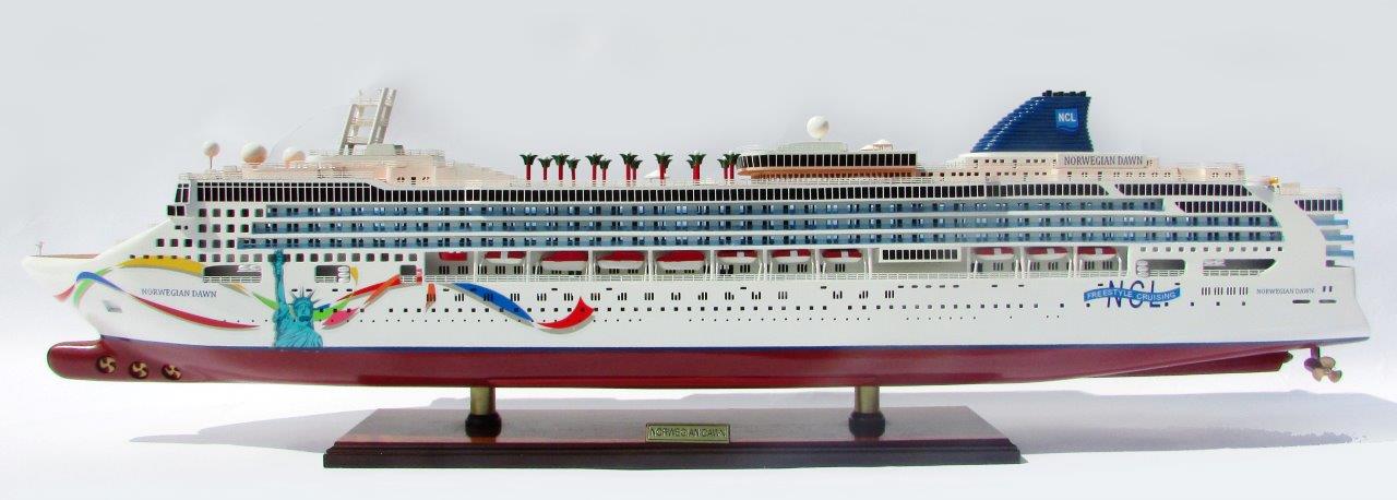 Modellschiff Kreuzfahrtschiff Norwegian Dawn