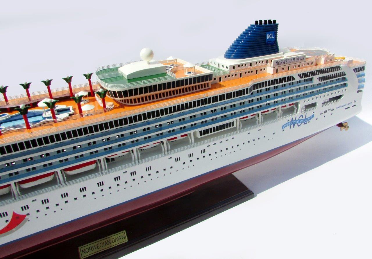 Modellschiff Kreuzfahrtschiff Norwegian Dawn