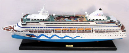Modellschiff AIDA VITA Kreuzfahrtschiff Holzmodellschiff.de Standmodell