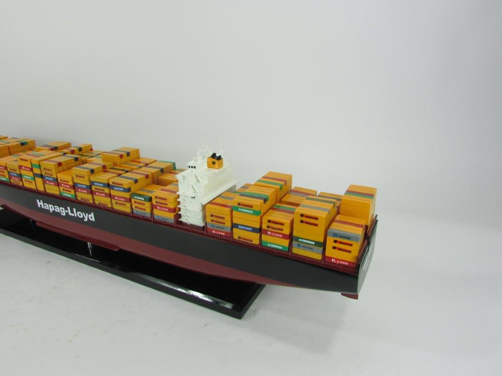 Modellschiff HAPAG LLOYD HAMBURG EXPRESS Holzmodellschiff.de