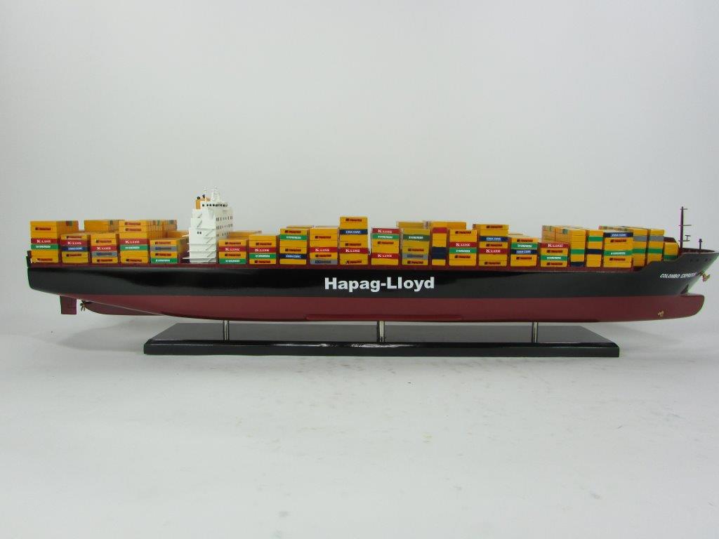 Modellschiff HAPAG LLOYD HAMBURG EXPRESS Holzmodellschiff.de
