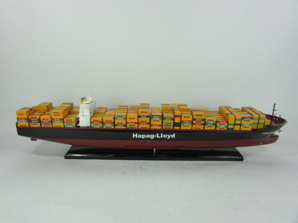 Modellschiff HAPAG LLOYD HAMBURG EXPRESS Holzmodellschiff.de