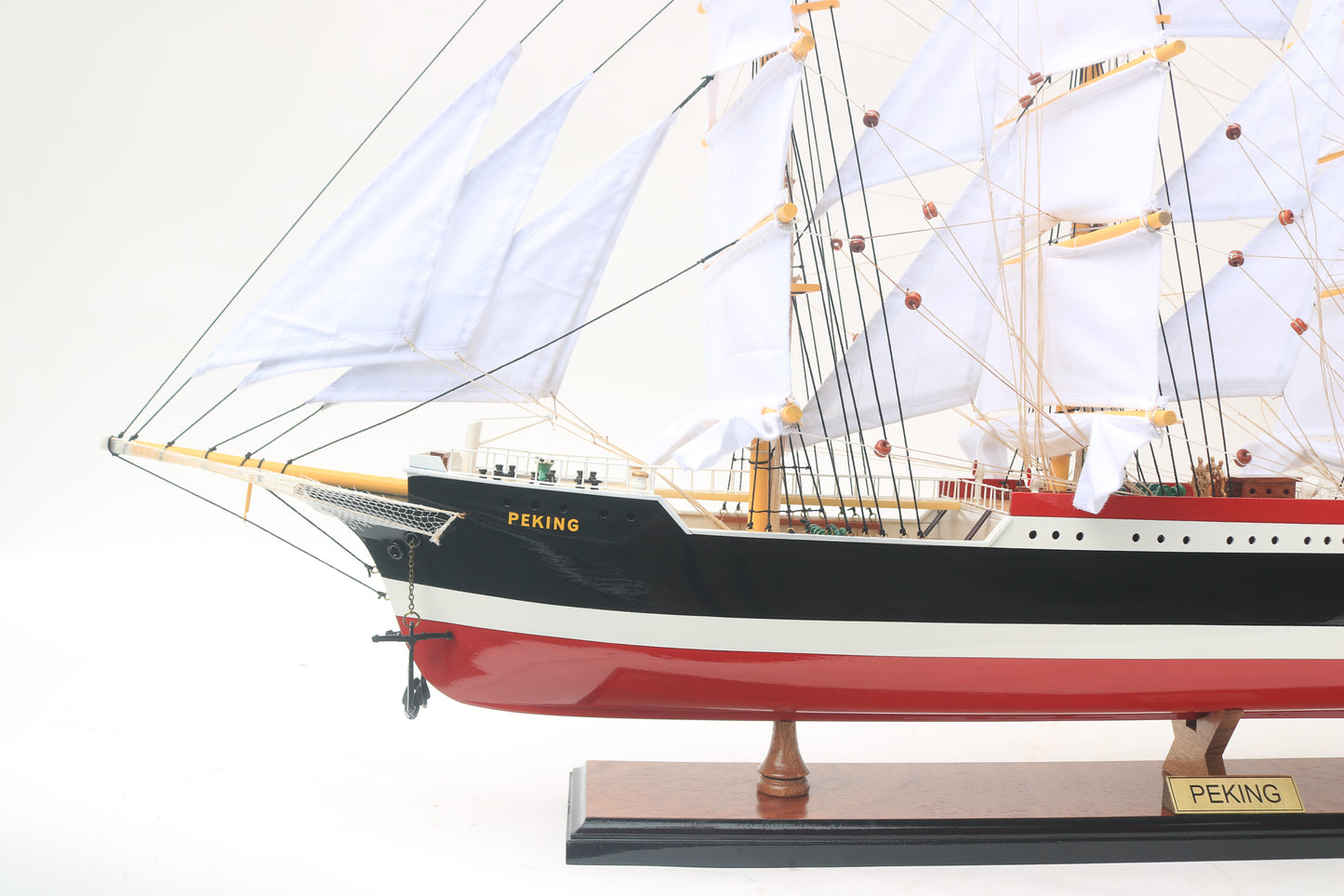 Modellschiff Peking Segel gesetzt