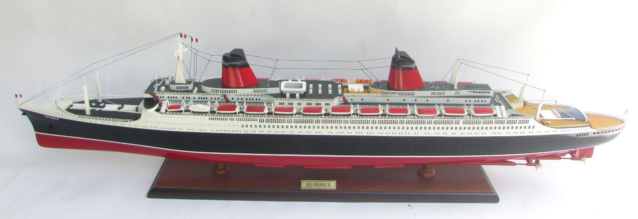 Modellschiff Kreuzfahrtschiff SS France