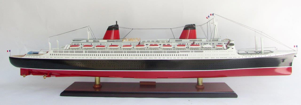 Modellschiff Kreuzfahrtschiff SS France